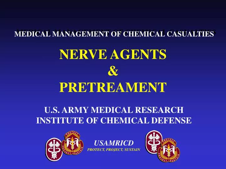 u s army medical research institute of chemical defense