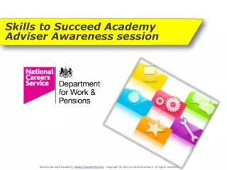 Skills to Succeed Academy Adviser Awareness session