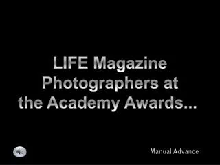 LIFE Magazine Photographers at the Academy Awards...