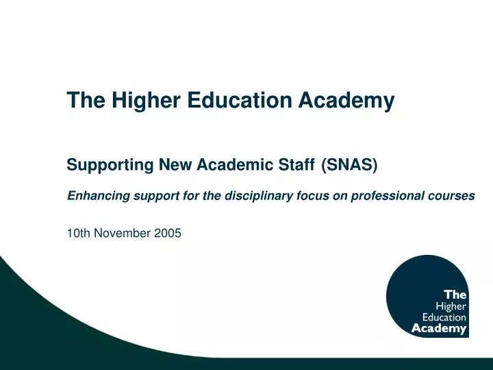the higher education academy