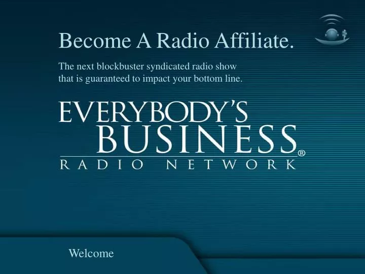 become a radio affiliate