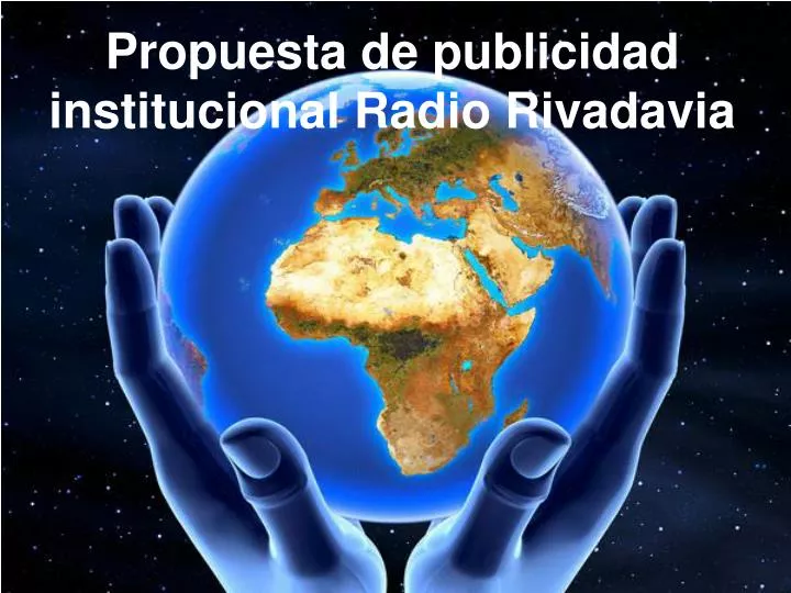 propuesta de publicidad institucional radio rivadavia