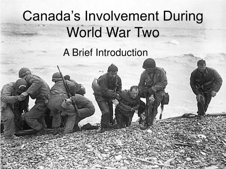 canada s involvement during world war two