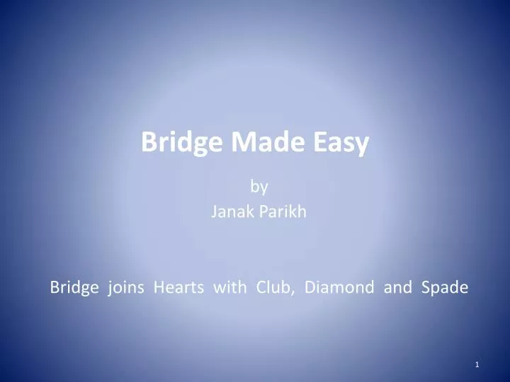 bridge made easy