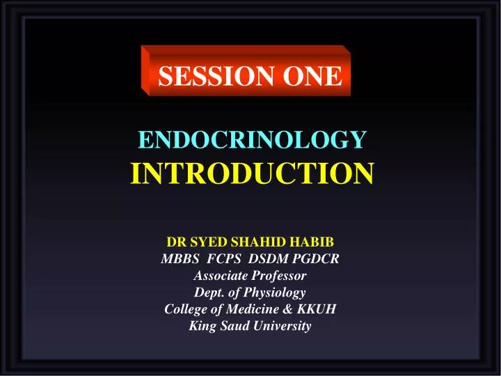 endocrinology introduction