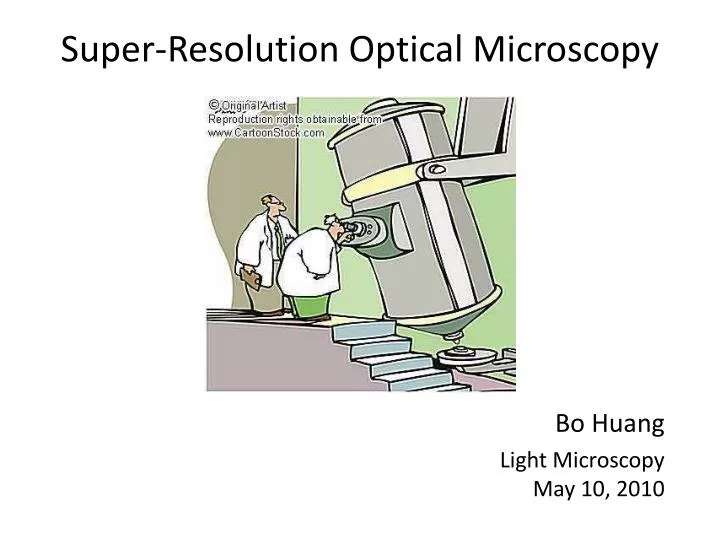 super resolution optical microscopy
