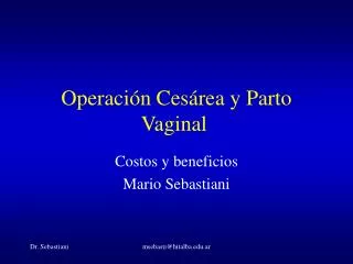 operaci n ces rea y parto vaginal