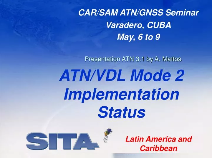 atn vdl mode 2 implementation status