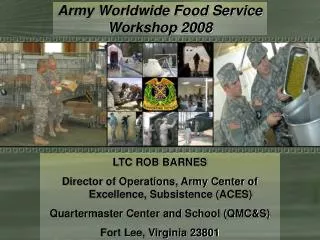 Army Worldwide Food Service Workshop 2008