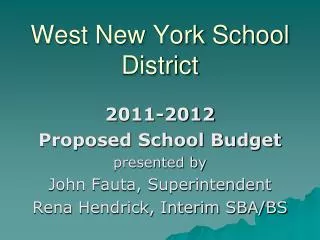 West New York School District