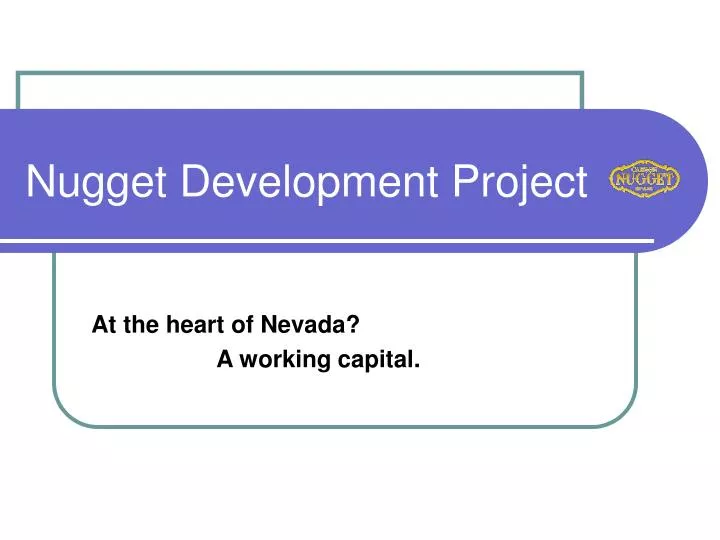 at the heart of nevada a working capital