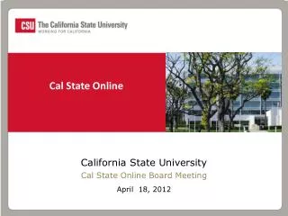 Cal State Online