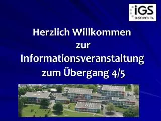 herzlich willkommen zur