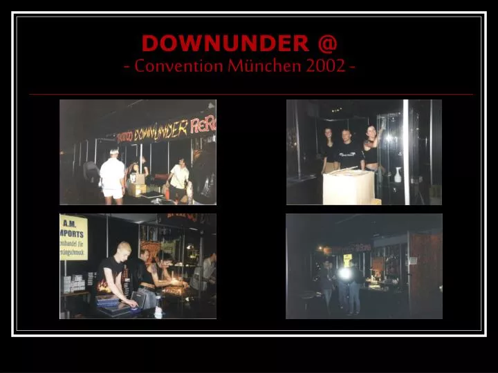 downunder @ convention m nchen 2002