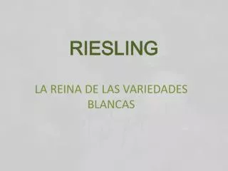 riesling