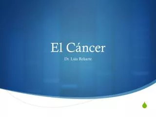 el c ncer