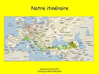notre itin raire