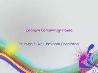Coonara Community House