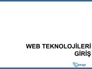 web teknoloj ler g r