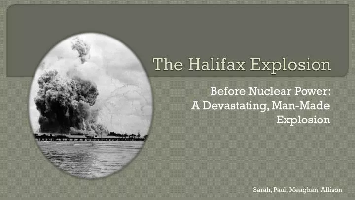 the halifax explosion