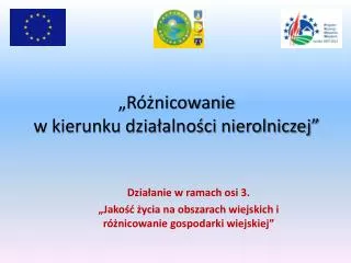 r nicowanie w kierunku dzia alno ci nierolniczej