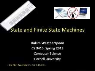 State and Finite State Machines