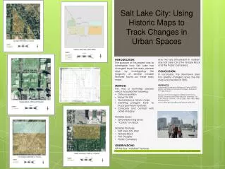 Salt Lake City: Using Historic Maps to Track Changes in Urban Spaces
