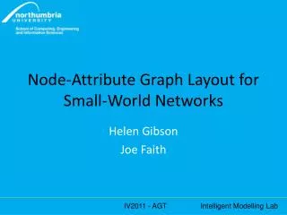 Node-Attribute Graph Layout for Small-World Networks