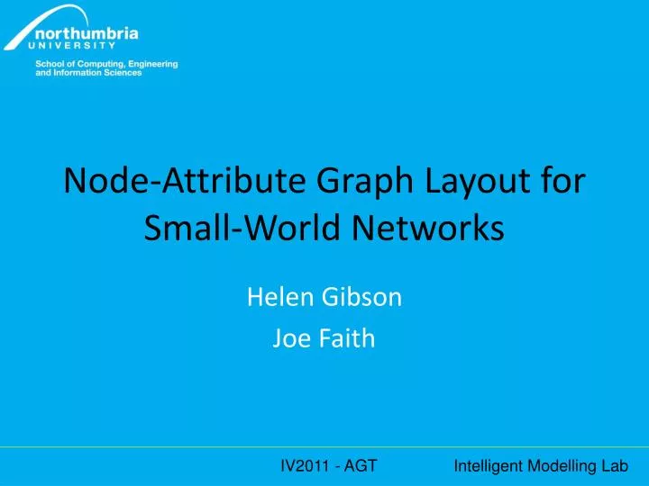 node attribute graph layout for small world networks