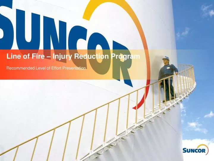 line of fire injury reduction program