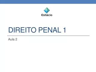 direito penal 1