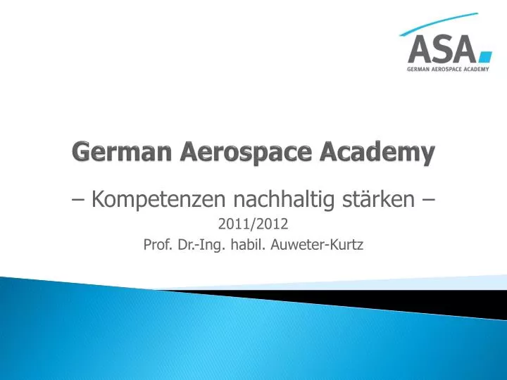 german aerospace academy