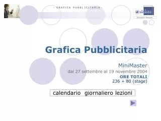 grafica pubblicitaria
