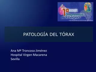 patolog a del t rax