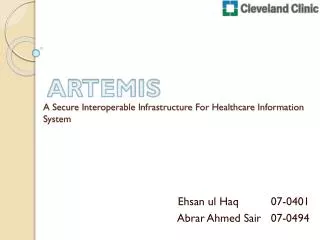 A Secure I nteroperable I nfrastructure F or H ealthcare I nformation S ystem