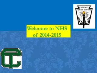 Welcome to NHS of 2014-2015