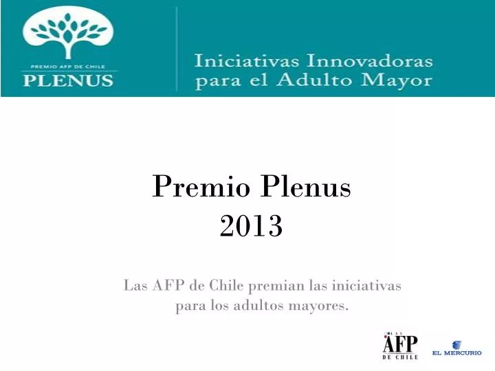premio plenus 2013