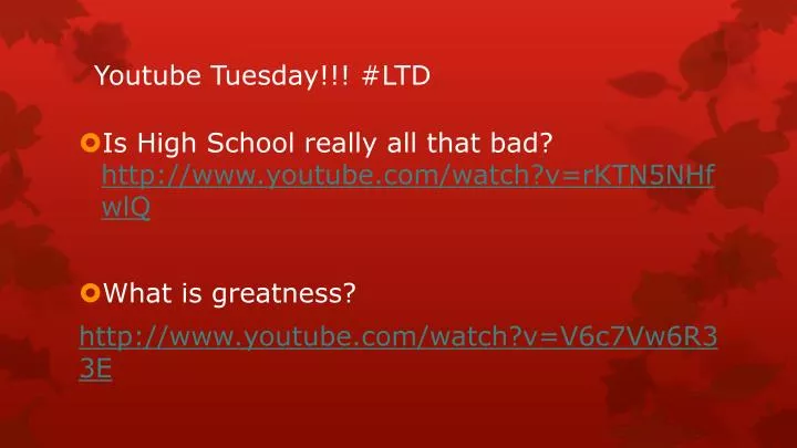 youtube tuesday ltd