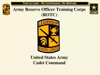 Army Reserve Officer Training Corps (ROTC) United States Army Cadet Command