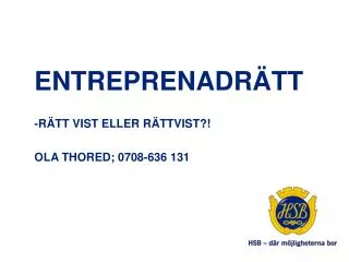 entreprenadr tt