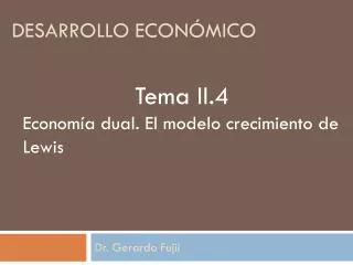 desarrollo econ mico