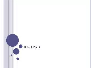 AG iPad