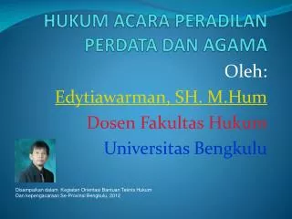 hukum acara peradilan perdata dan agama