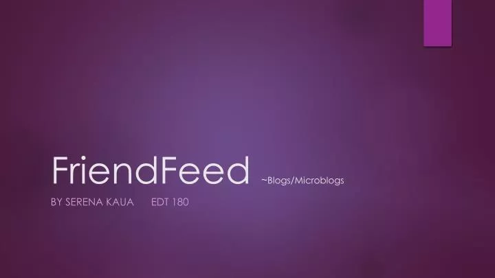 friendfeed blogs microblogs