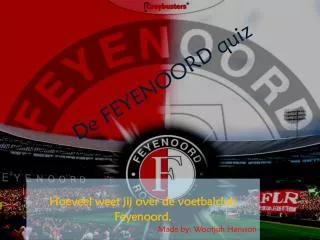 de feyenoord quiz