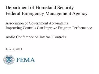 Department of Homeland Security Federal Emergency Management Agency
