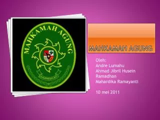 mahkamah agung
