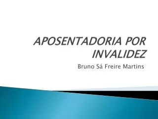 aposentadoria por invalidez