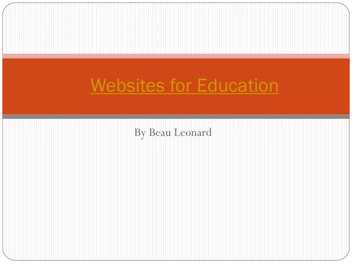 websites for education