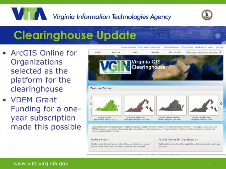 clearinghouse update